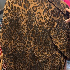 Oddy cheetah print tan black NWT s/m